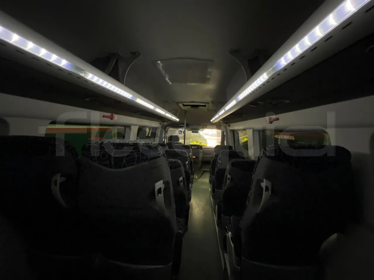 Mercedes-Benz Sprinter Strada -  EUR5 - 140kW - 7.34m - forward view all seats last row height