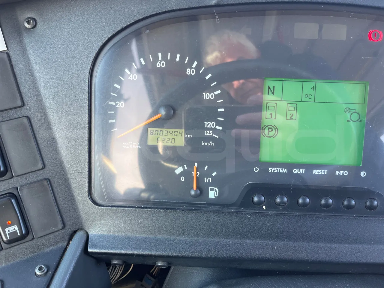 Mercedes-Benz Integro E5 4 - Euro5 - 220kW - 12.140mt - dashboard lights on