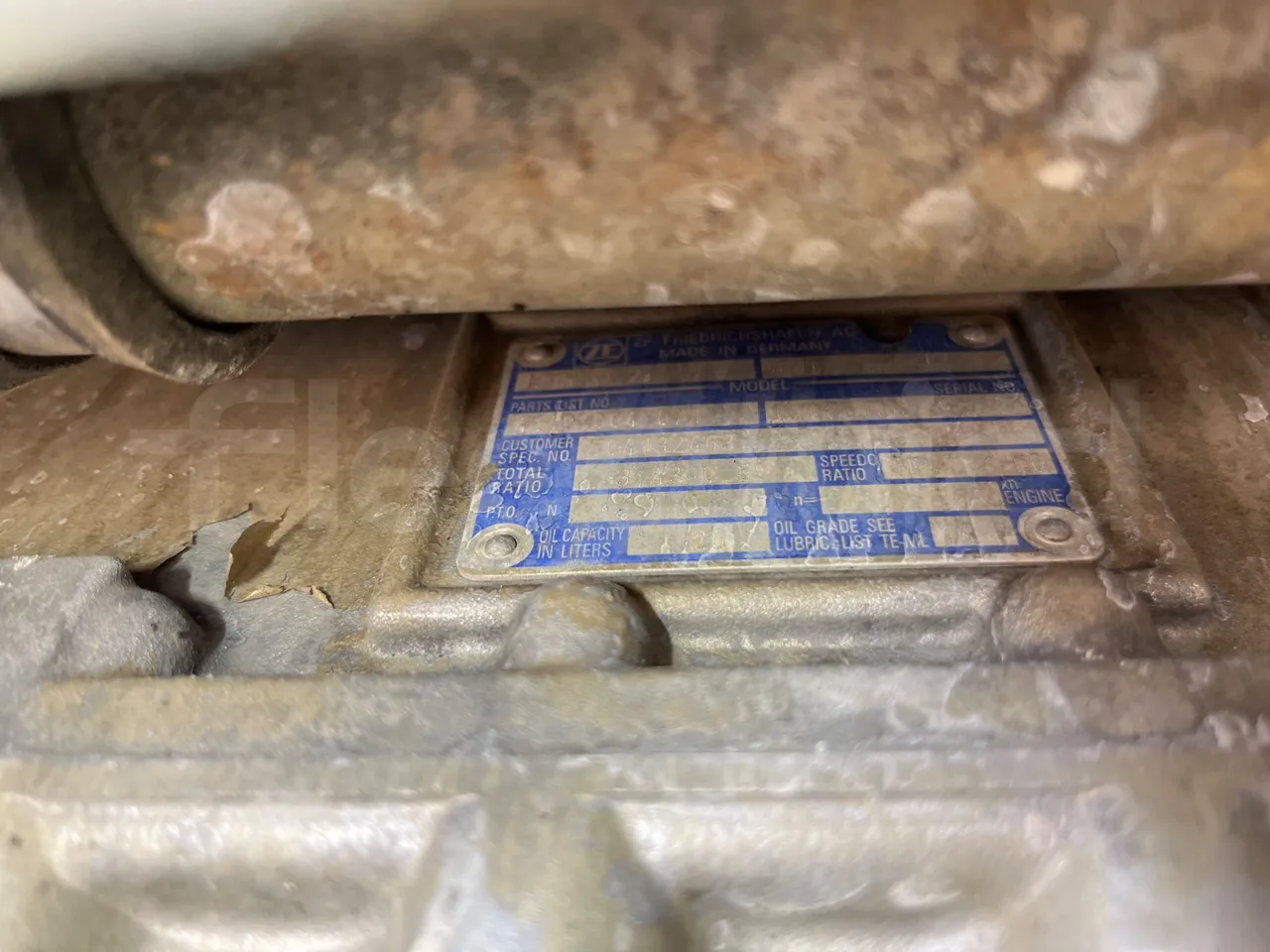 Irisbus Citelis PS09D1 PS09D1-98  - Euro5 - 213kW - 11.990mt - gearbox plate photo