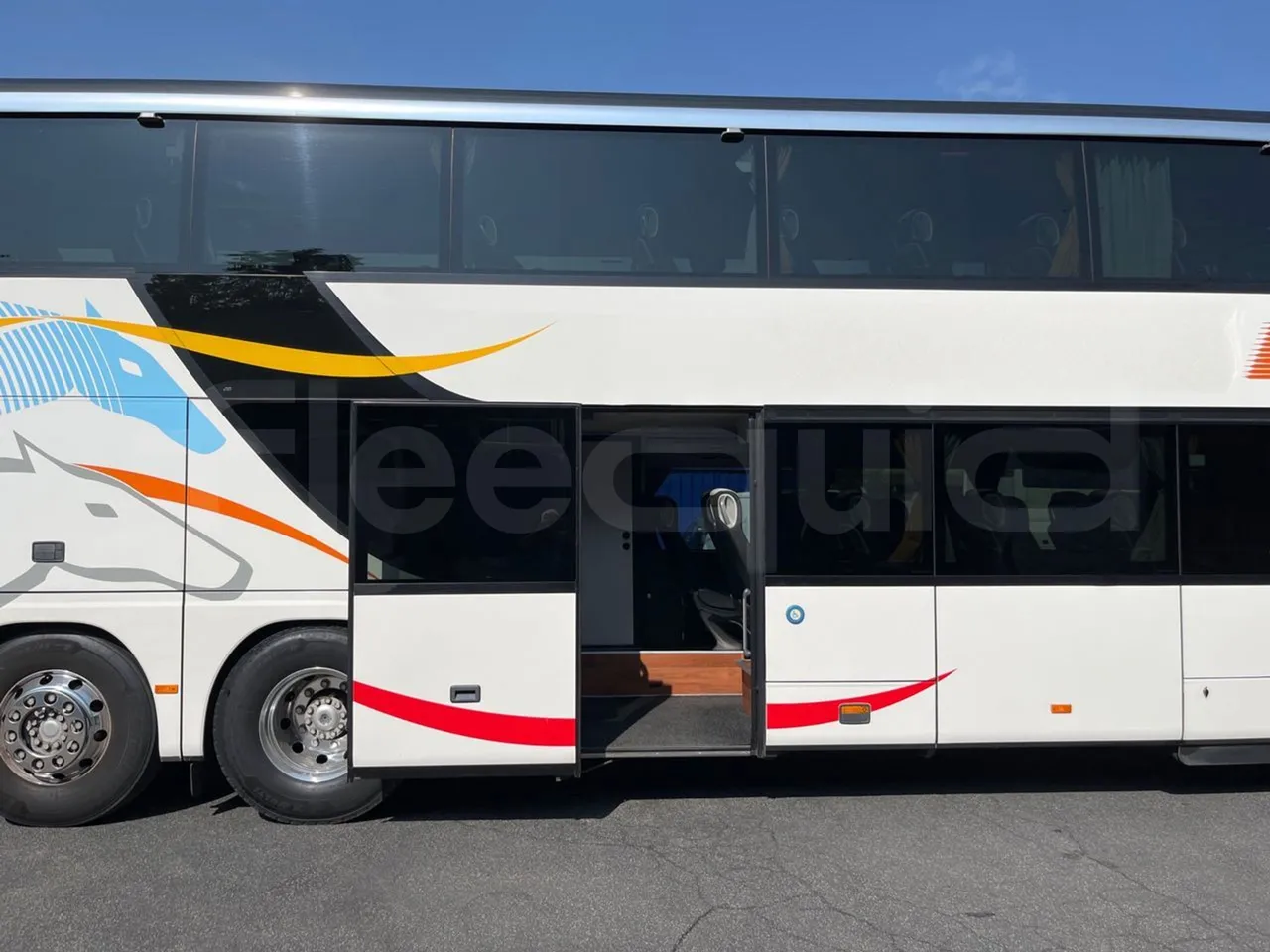 Setra S 431 DT - EUR6 - 375kW - 13.89m - front door 3 open (mandatory for bus to scrap)