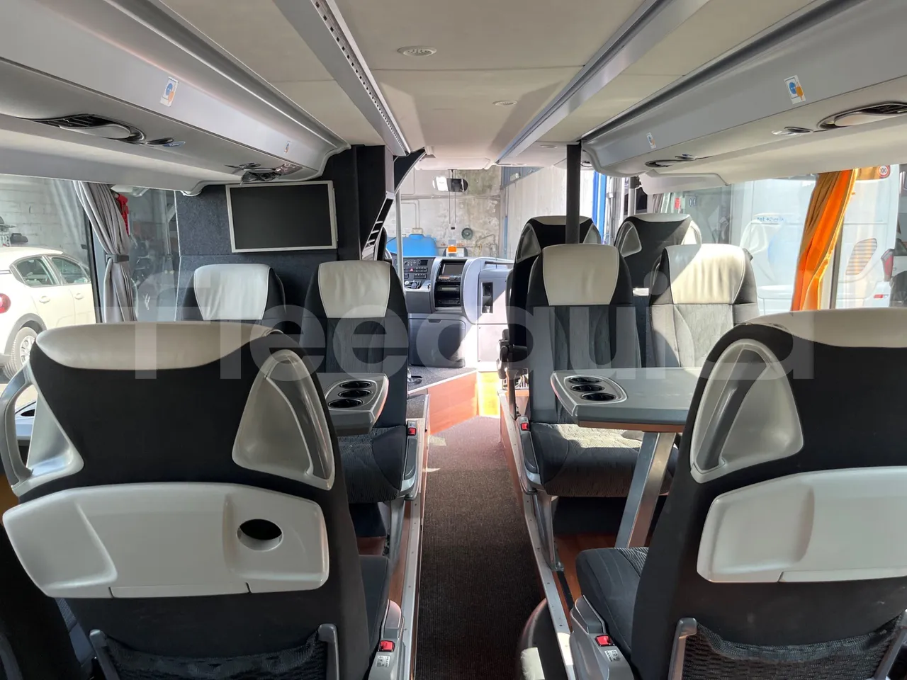 Setra S 431 DT - EUR6 - 375kW - 13.89m - forward view all seats last row height