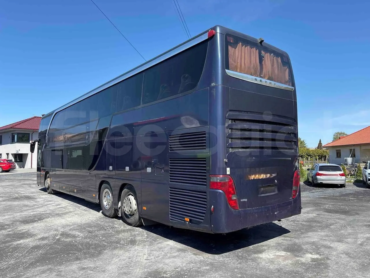 Setra S431 DT - Euro5 - 370kW - 13.890mt - 3/4 left rear side