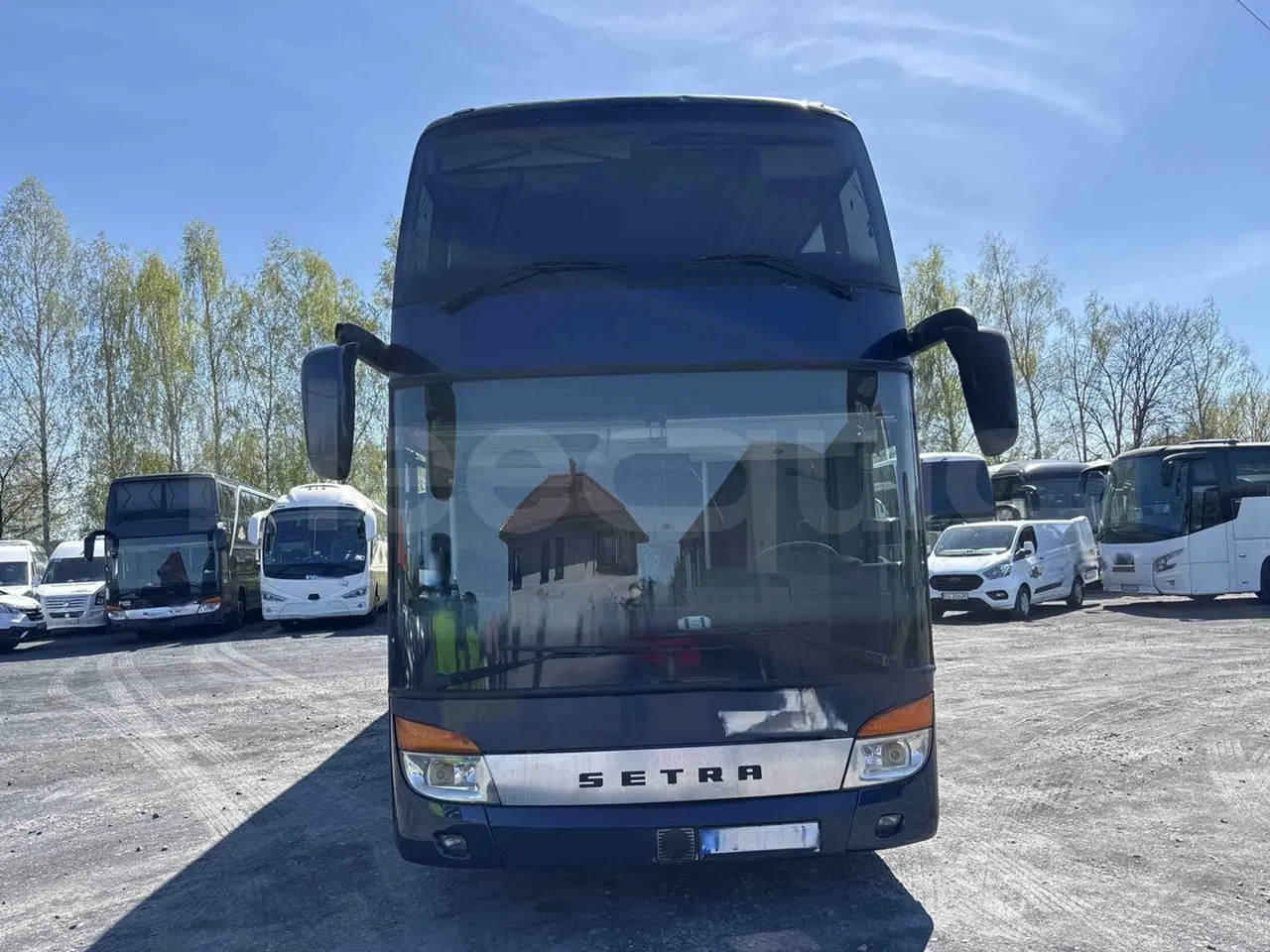 Setra S431 DT - Euro5 - 370kW - 13.890mt - front photo