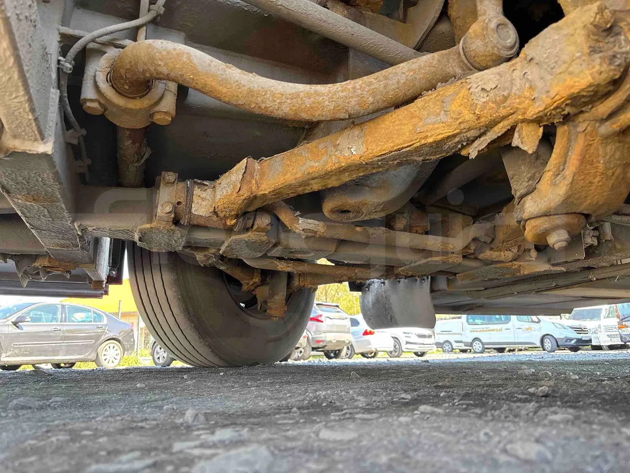 Setra S431 DT - Euro5 - 370kW - 13.890mt - front axle left side