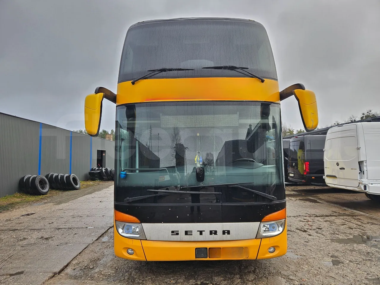 Setra S431 DT - Euro6 - 375kW - 13.890mt - front photo