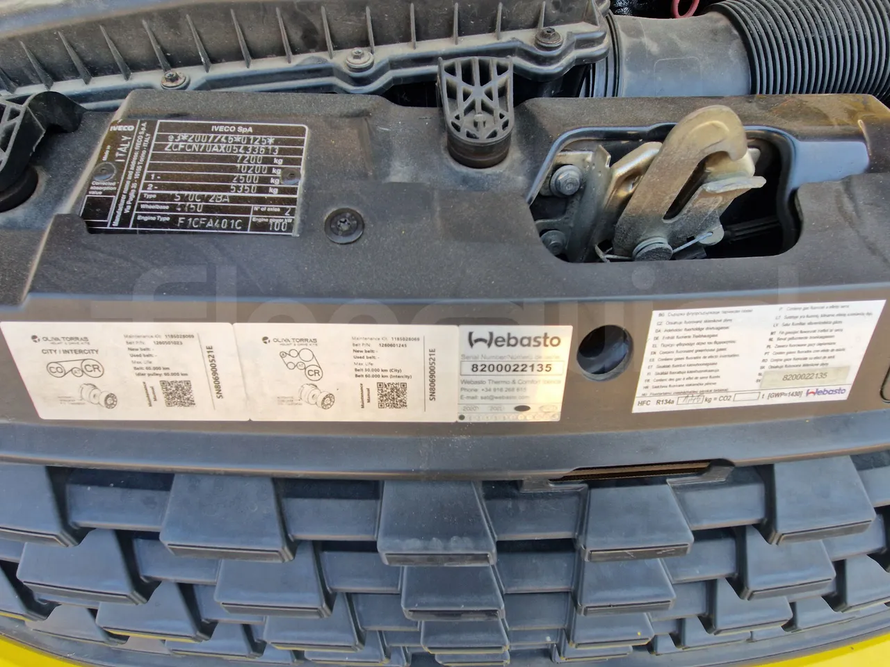 Iveco Indcar WGIVMY11 MOBI SCUOLABUS - EUR6 - 100Kw - 8,592m - gearbox plate photo