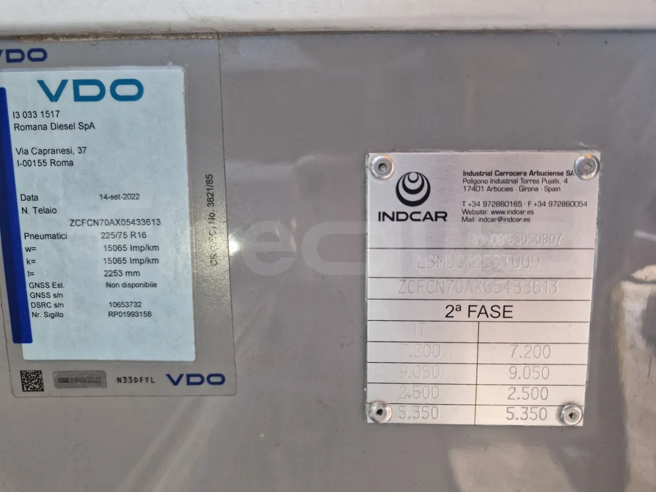 Iveco Indcar WGIVMY11 MOBI SCUOLABUS - EUR6 - 100Kw - 8,592m - vehicle plate photo