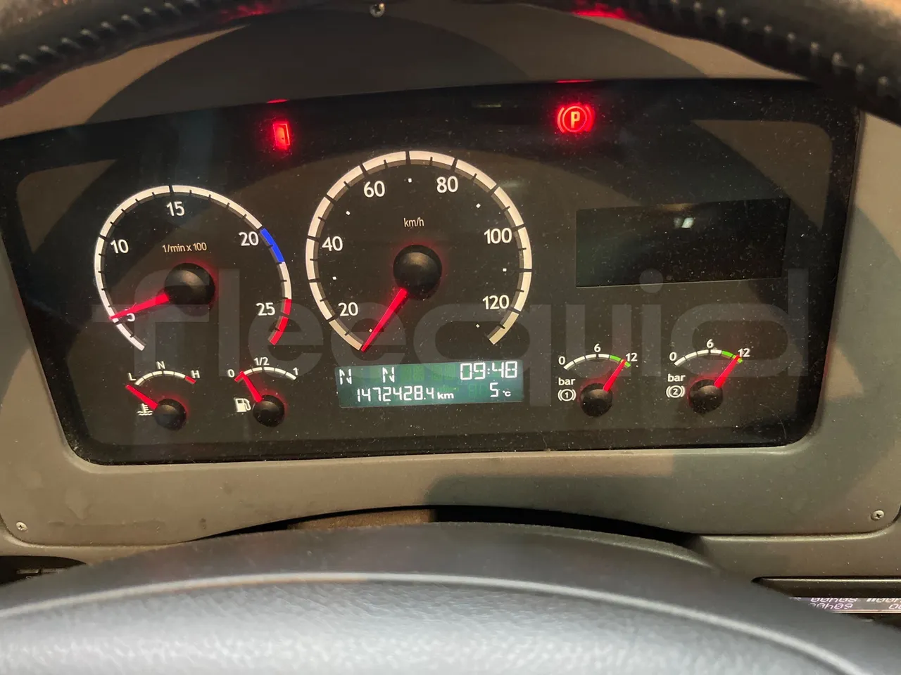 Irizar Scania К470ЕВ 6X2 - Euro4 - 345kW - 12.850mt - dashboard lights on