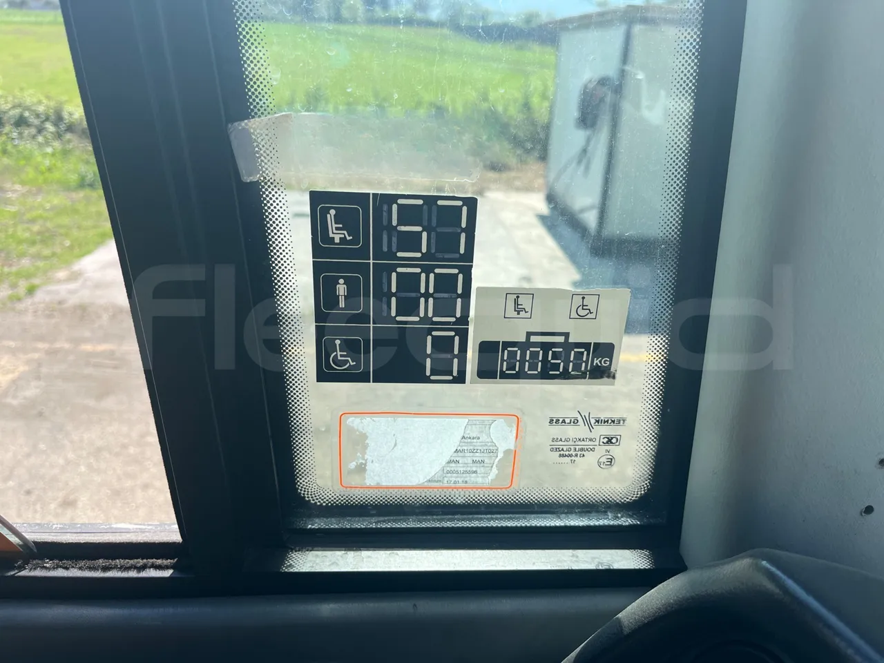 Man Lion's Coach C Joacb - Euro6 - 338kW - 13.100mt - seat plate photo