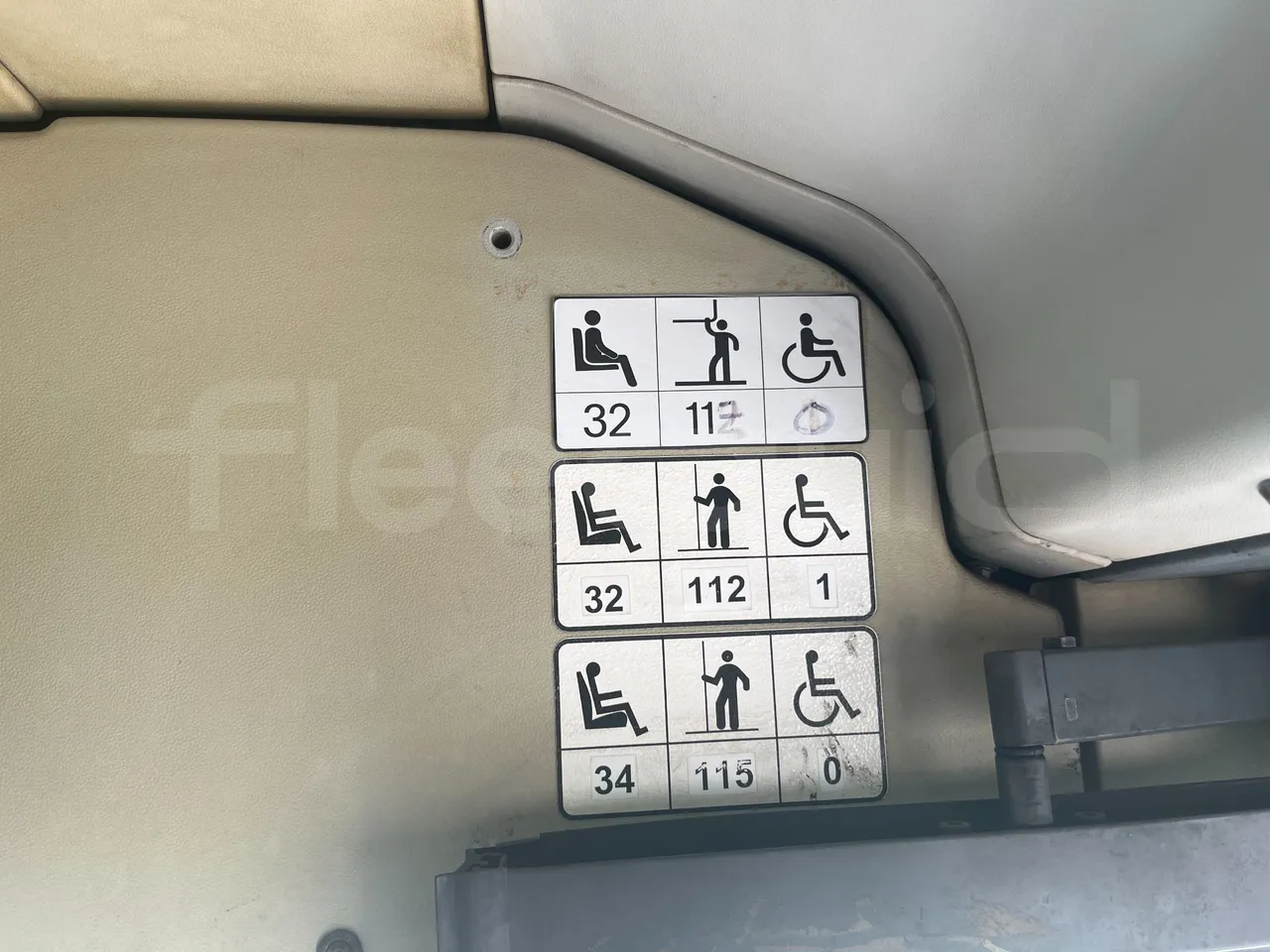 Mercedes-Benz Citaro G - seat plate photo