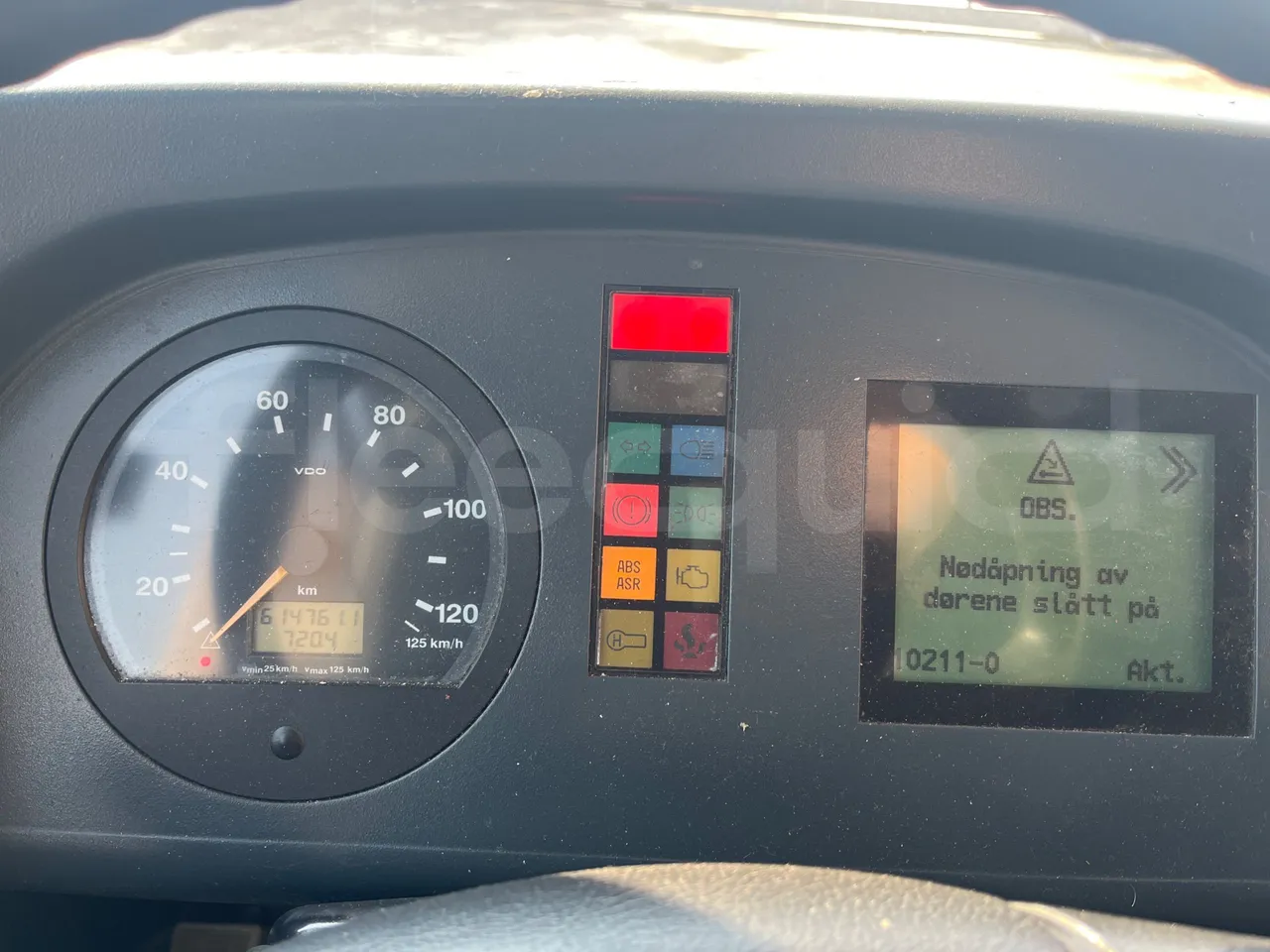 Solaris Urbino 12 - Euro6 - 240kW - 12mt - dashboard lights on