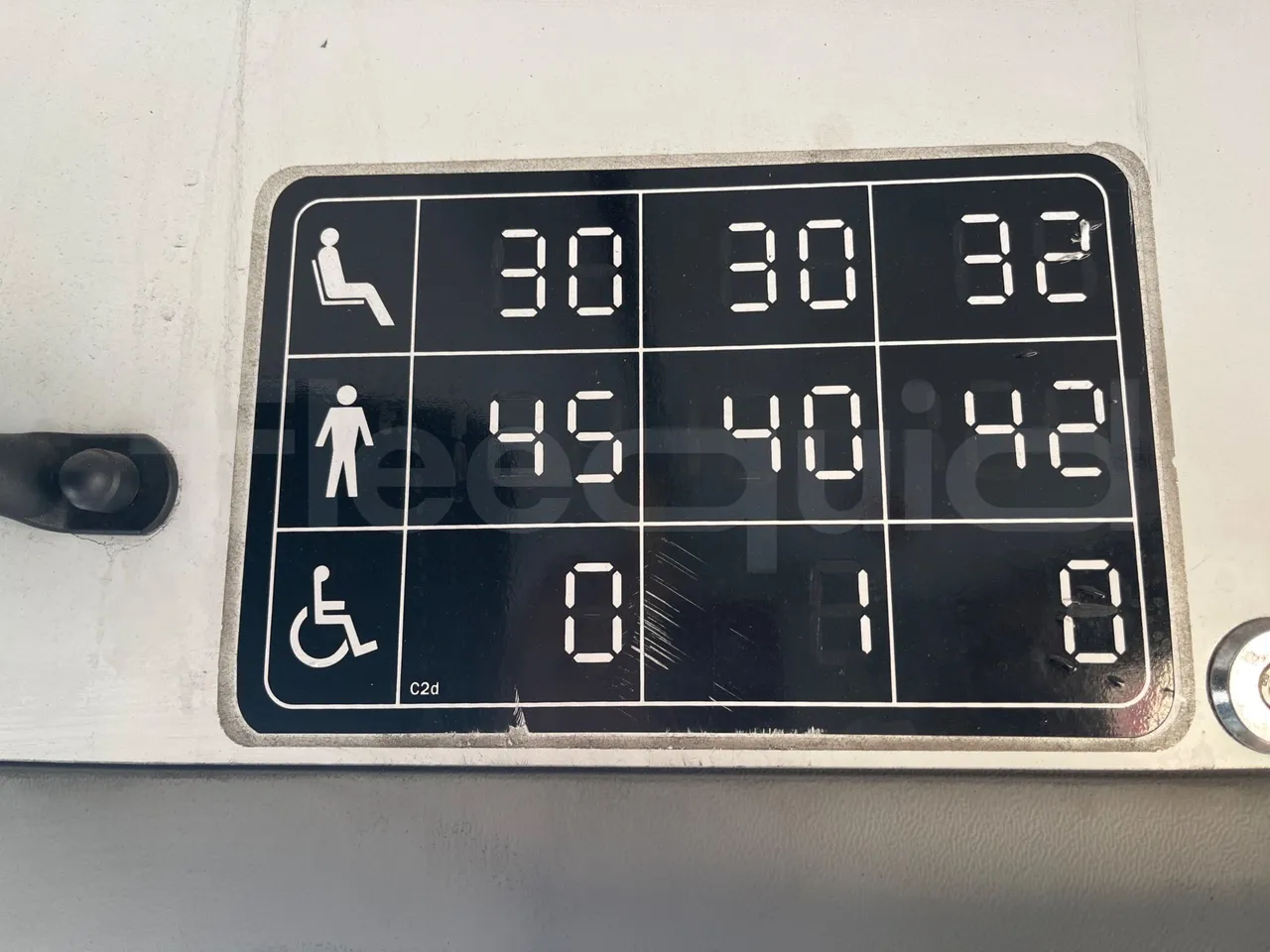 Solaris Urbino 12 - Euro6 - 240kW - 12mt - seat plate photo