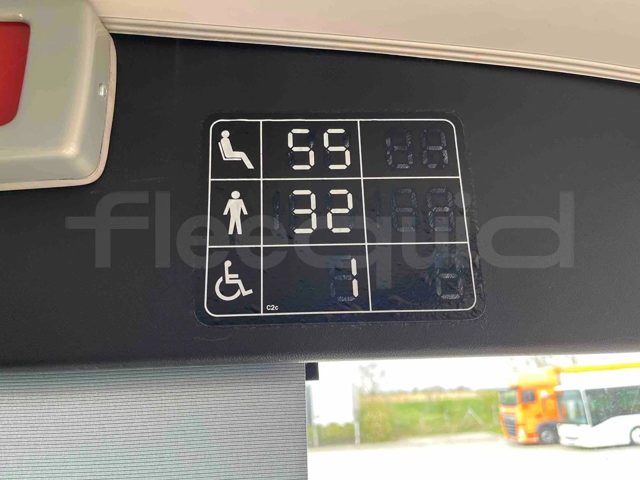 Solaris Interurbino - seat plate photo