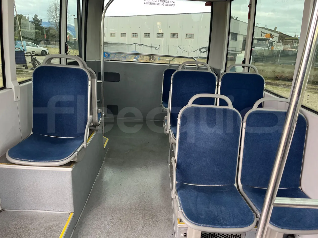 Nomec Stacobus Itineris 595 SB - Euro4 - 107kW - 7.020mt - reverse view middle aisle