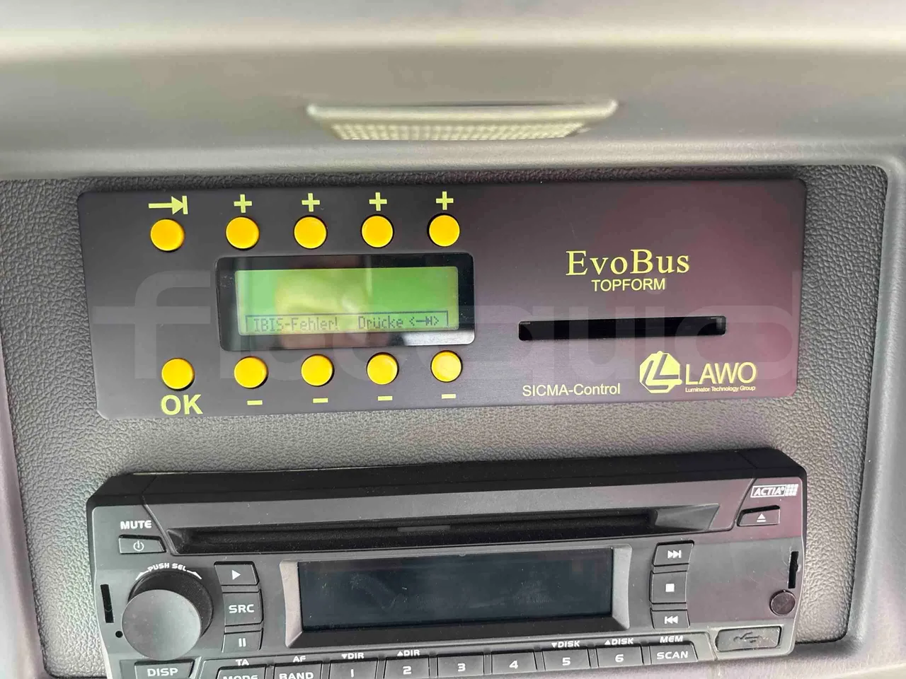 Mercedes-Benz Citaro - command unit indicators