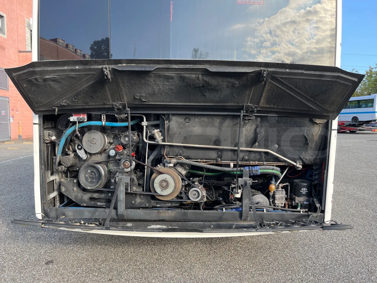 Solaris Urbino 12 -EUR5 - 231kW - 12m - rear hatch open