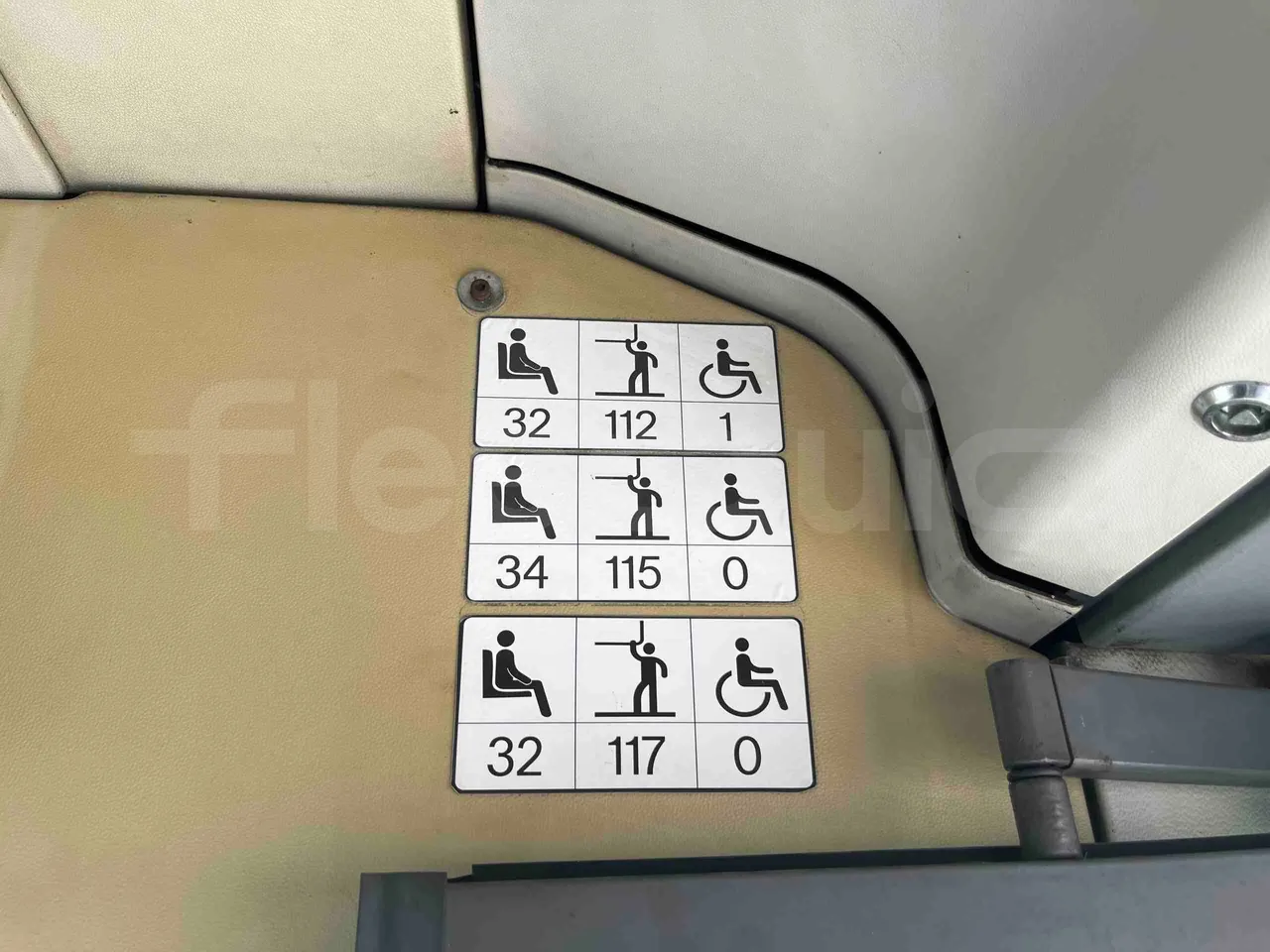 Mercedes-Benz Citaro G - Seats Plate