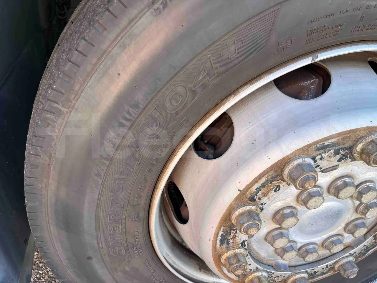 Mercedes-Benz Citaro G - First Axle Left Side: Tyre Size