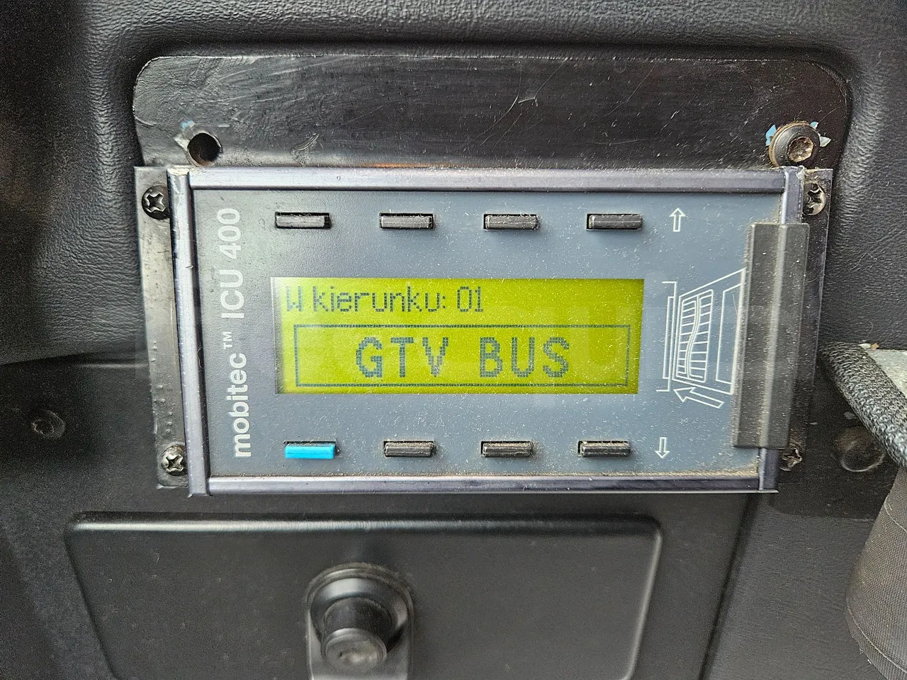 Setra S317UL UL - Euro3 - 220kW - 13.850mt - command unit indicators