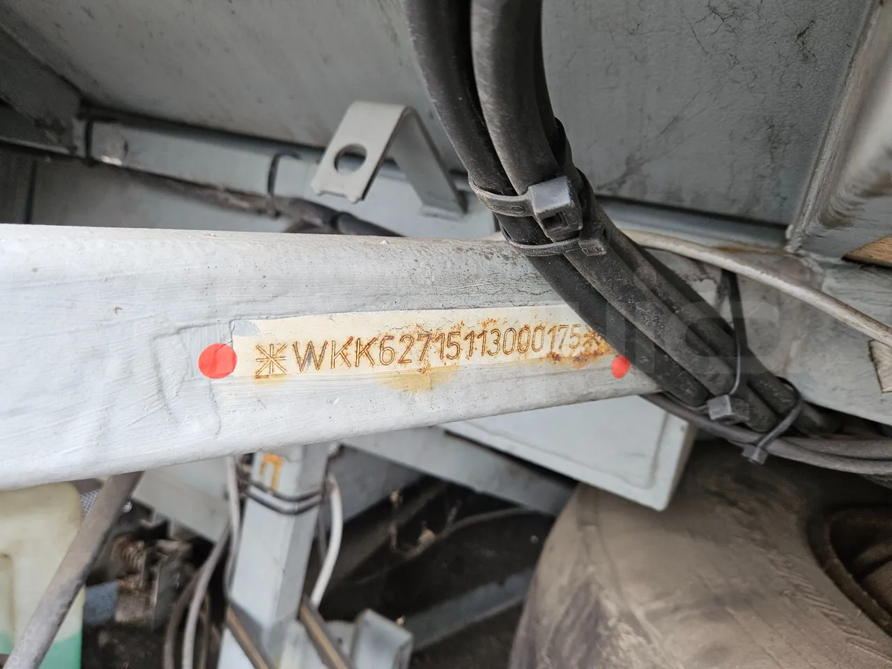 Setra S317UL UL - Euro3 - 220kW - 13.850mt - chassis VIN photo