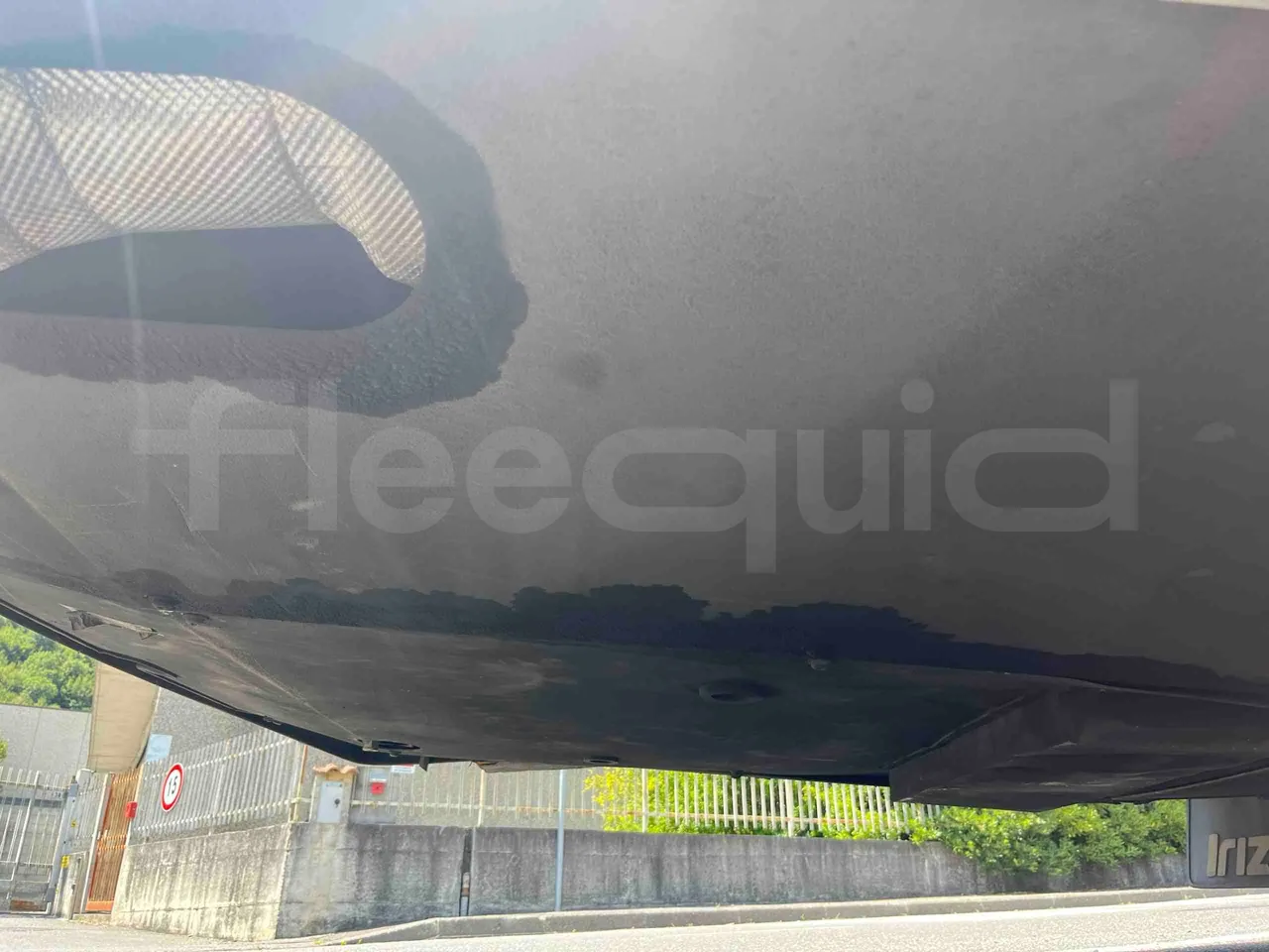 Irizar Daf - engine without protection