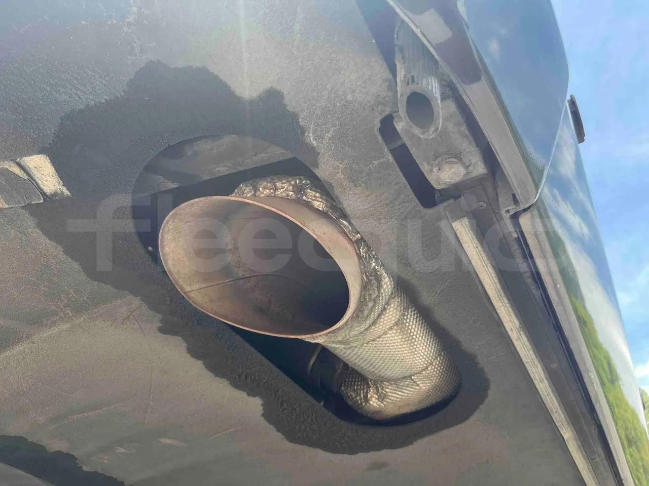Irizar Daf - exhaust photo