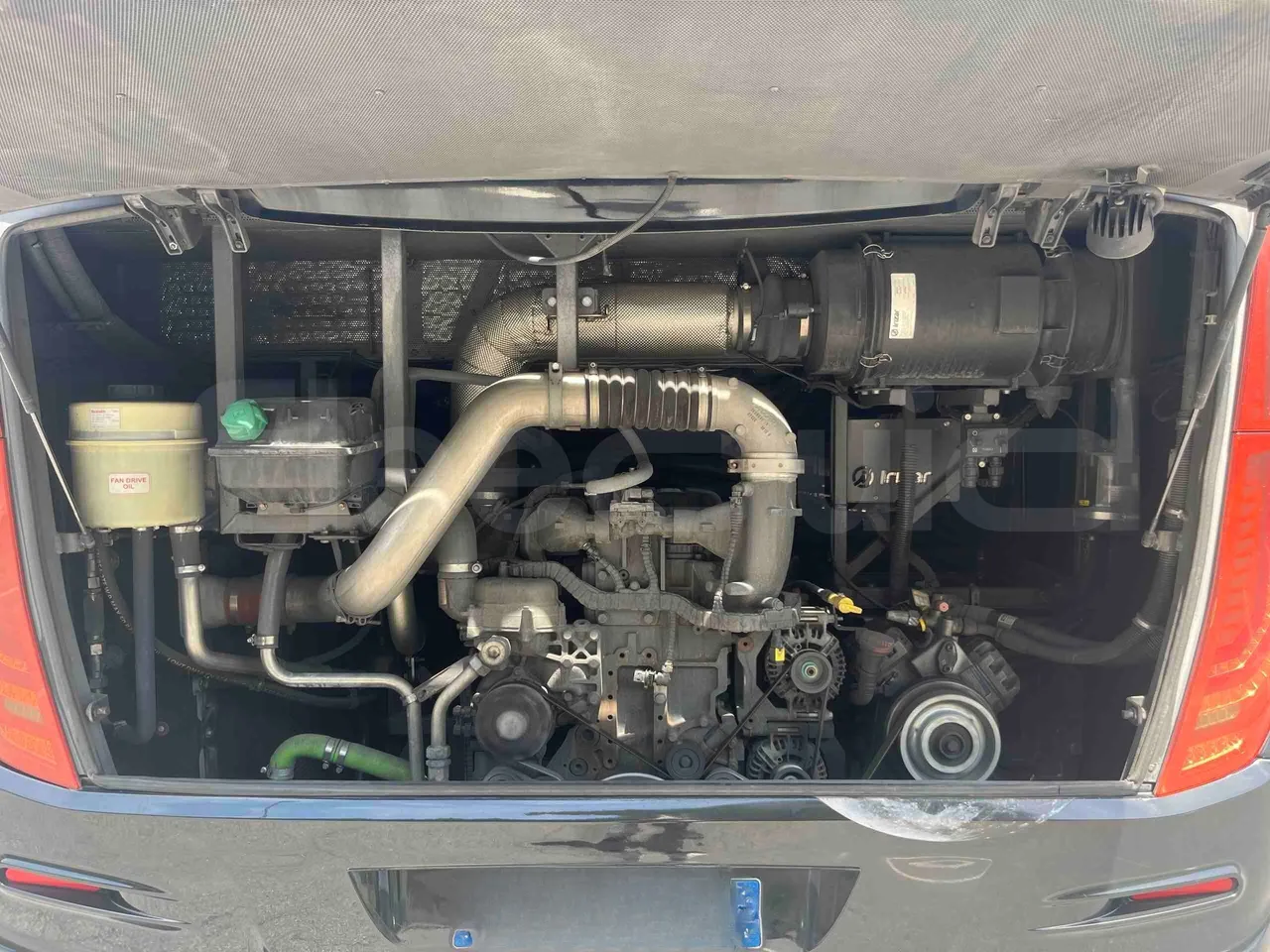 Irizar Daf - rear hatch open