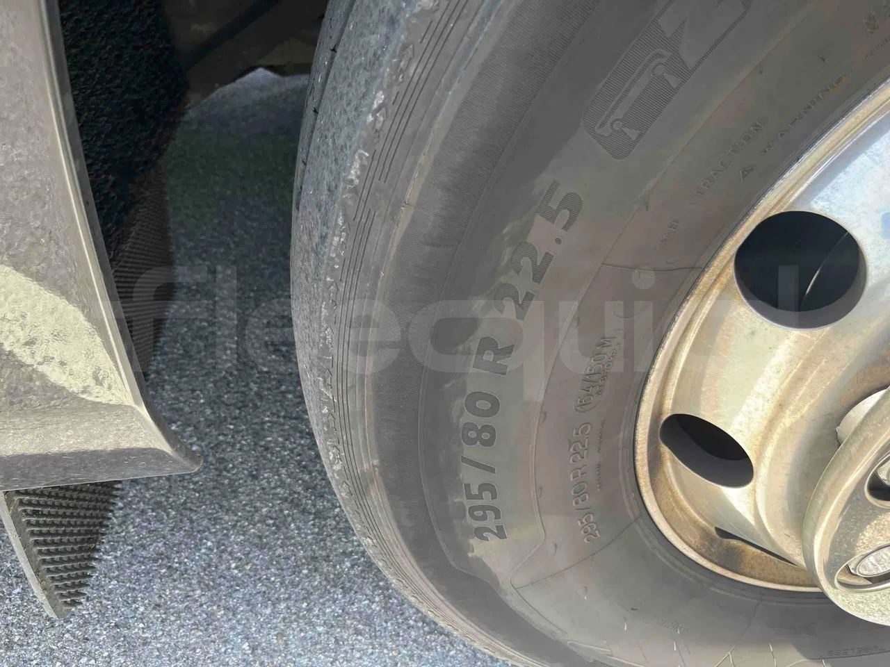 Irizar Daf - front left tire measurements