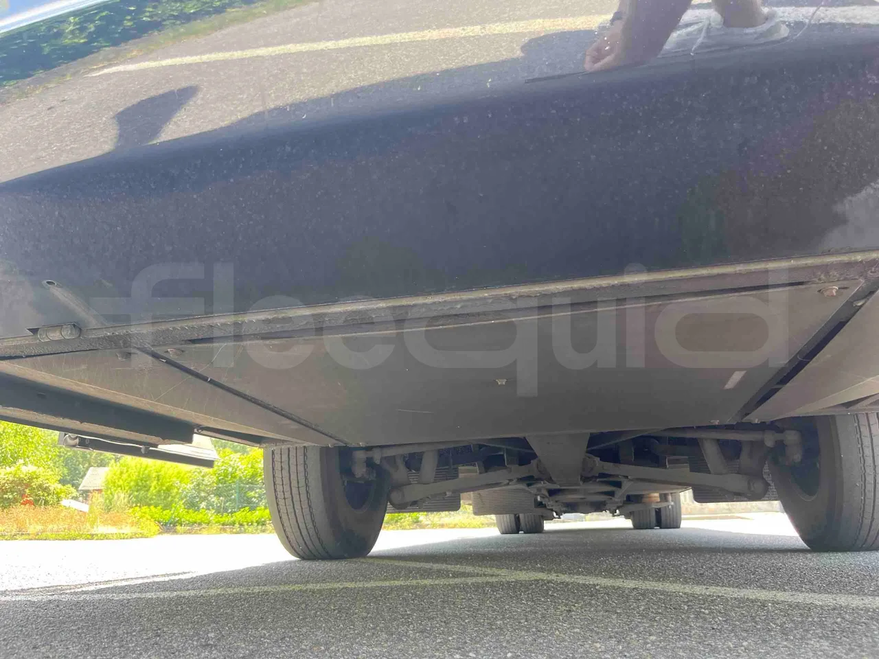 Irizar Daf - front undercarriage from front