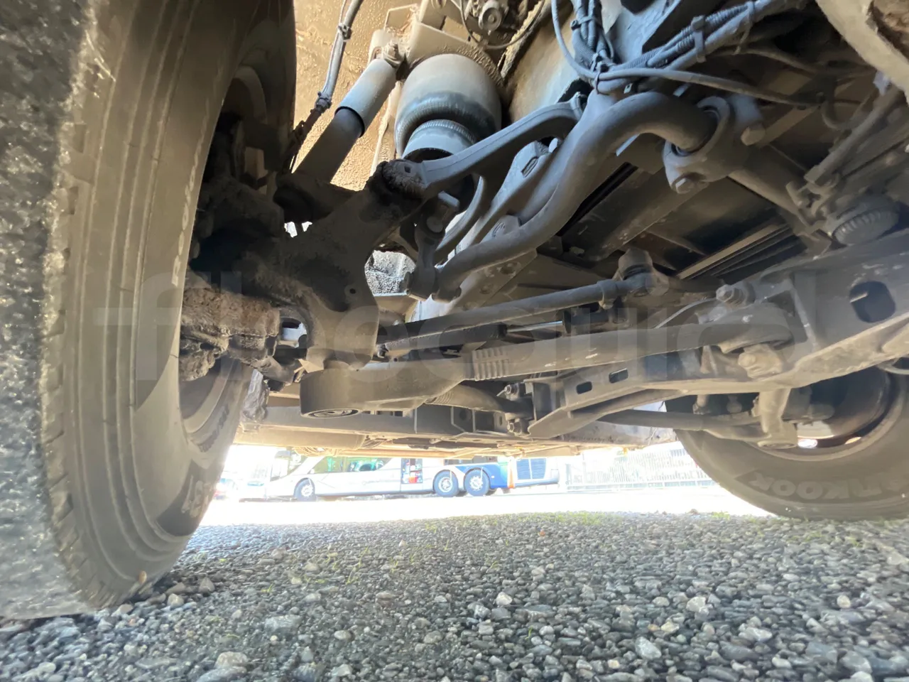 Mercedes-Benz Atlantis A4SF10 -EUR4-315kW -12.850m - front axle left side