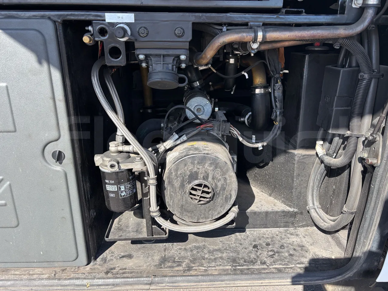 Setra S415 - Preheater