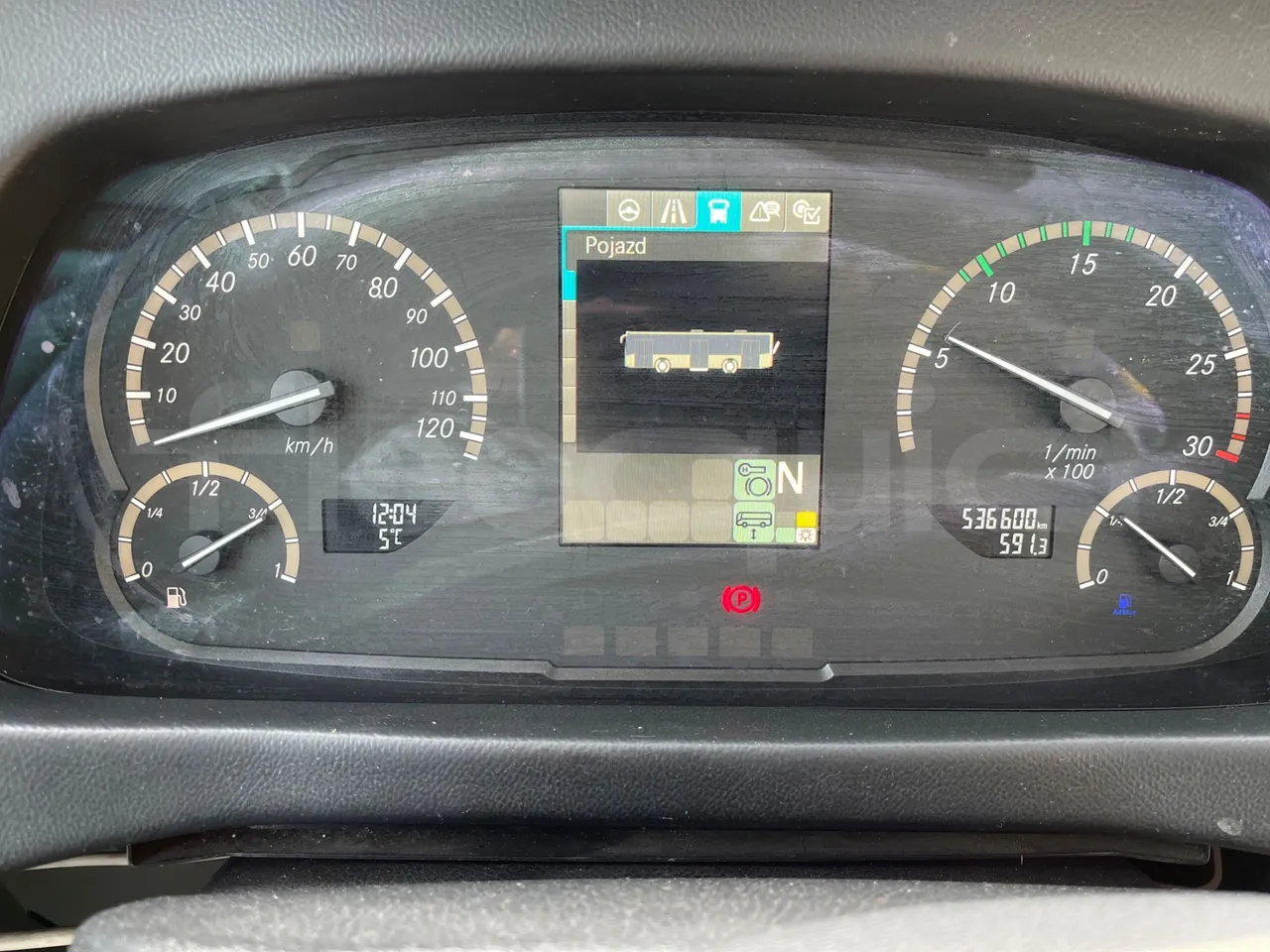 Mercedes-Benz Conecto 628881 - Euro6 - 220kW - 12.134mt - dashboard lights on