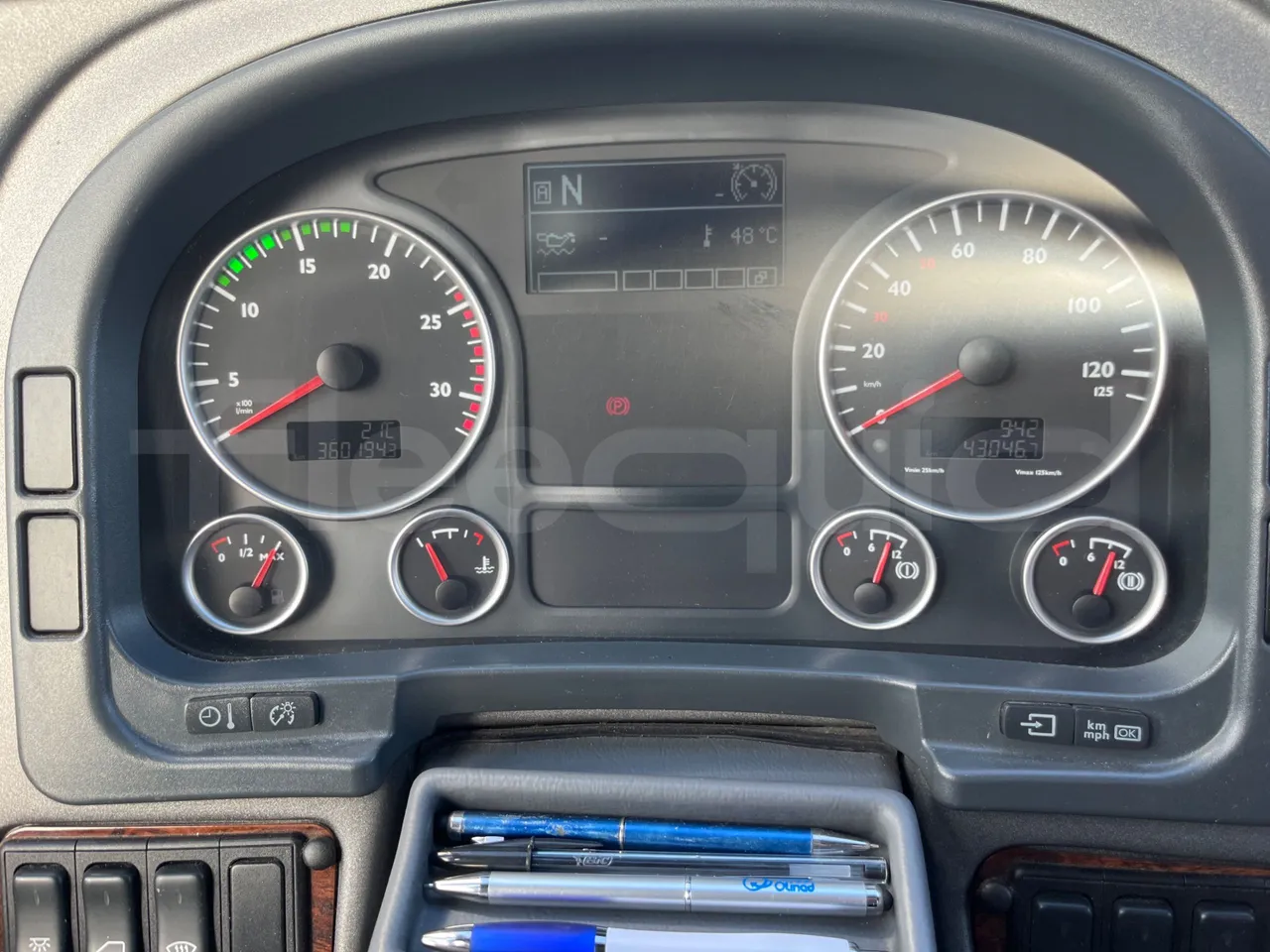 Barbi Galileo HD 40SDAM3500/ Euro 6 - 294 Kw - 10,340 Mt - dashboard lights on