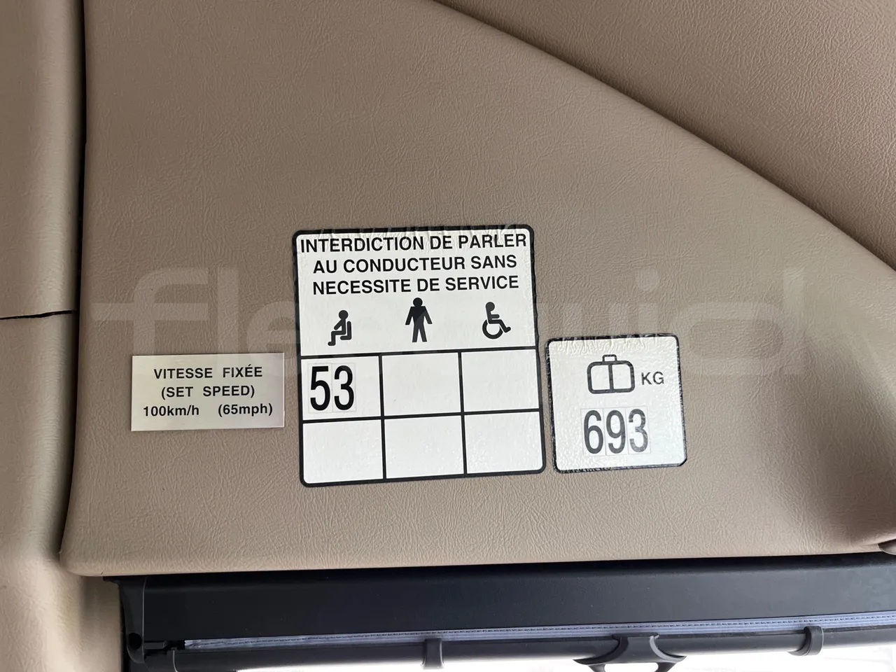 Iveco Magelys SFR2XX/ Euro 5 - 331 Kw - 12.819 Mt - seat plate photo