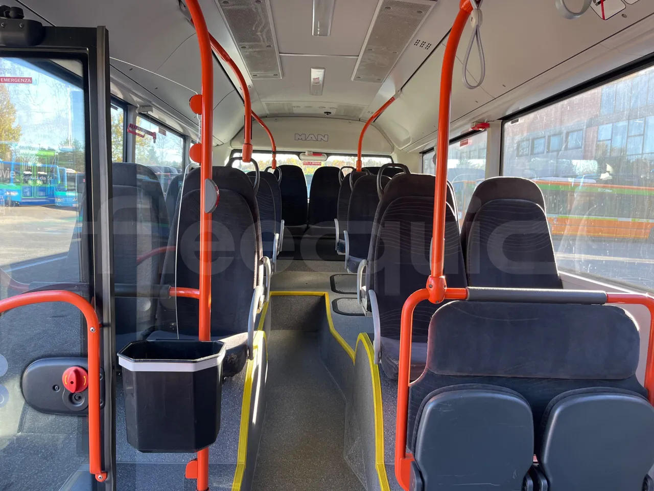 Man Lion's City B.2007.46.010 - Euro6 - 228Kw - 11.98mt - reverse view middle aisle