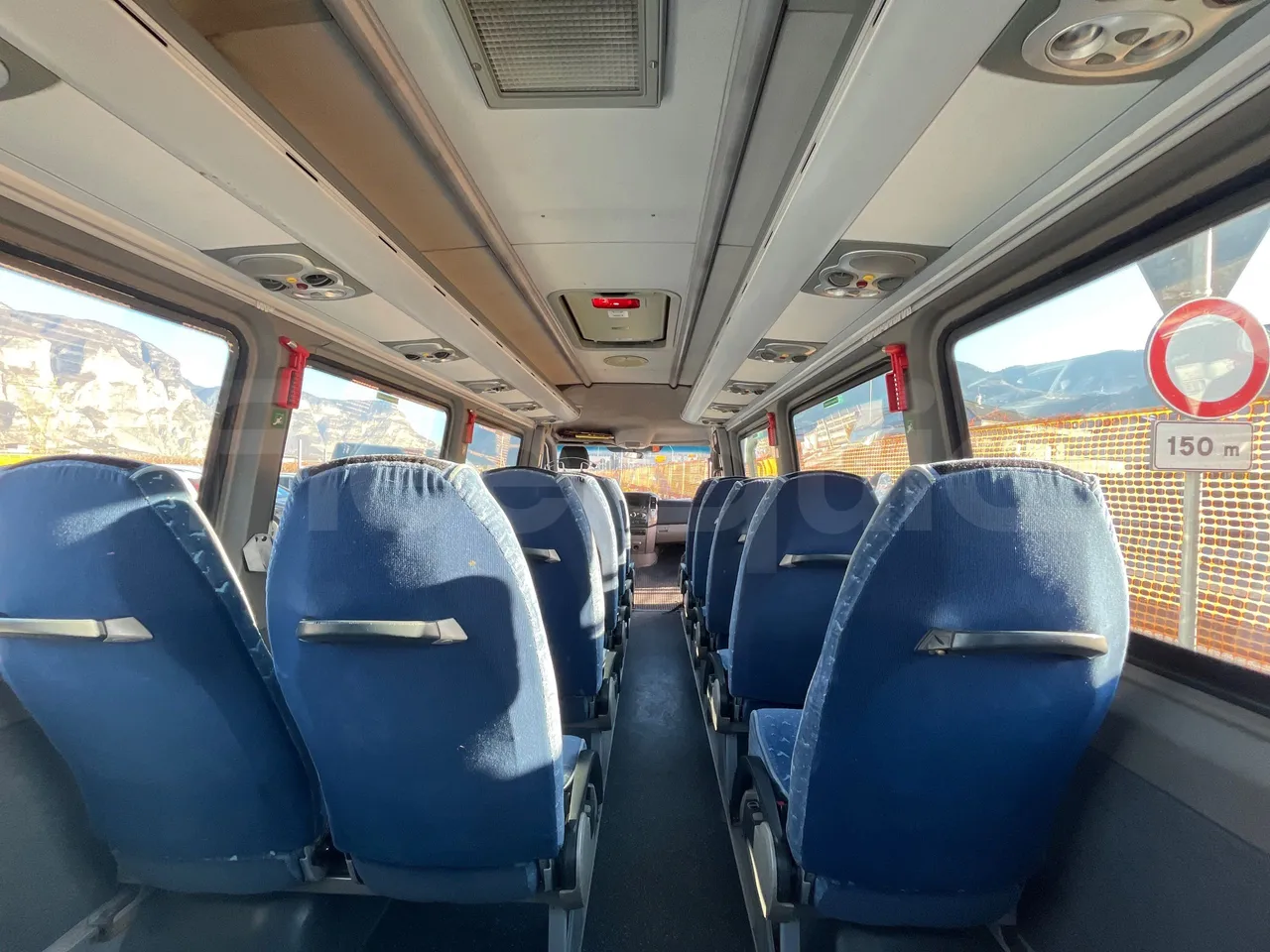 Mercedes-Benz Evobus O519U - Euro5 - 140kW - 7.665mt - forward view all seats last row height