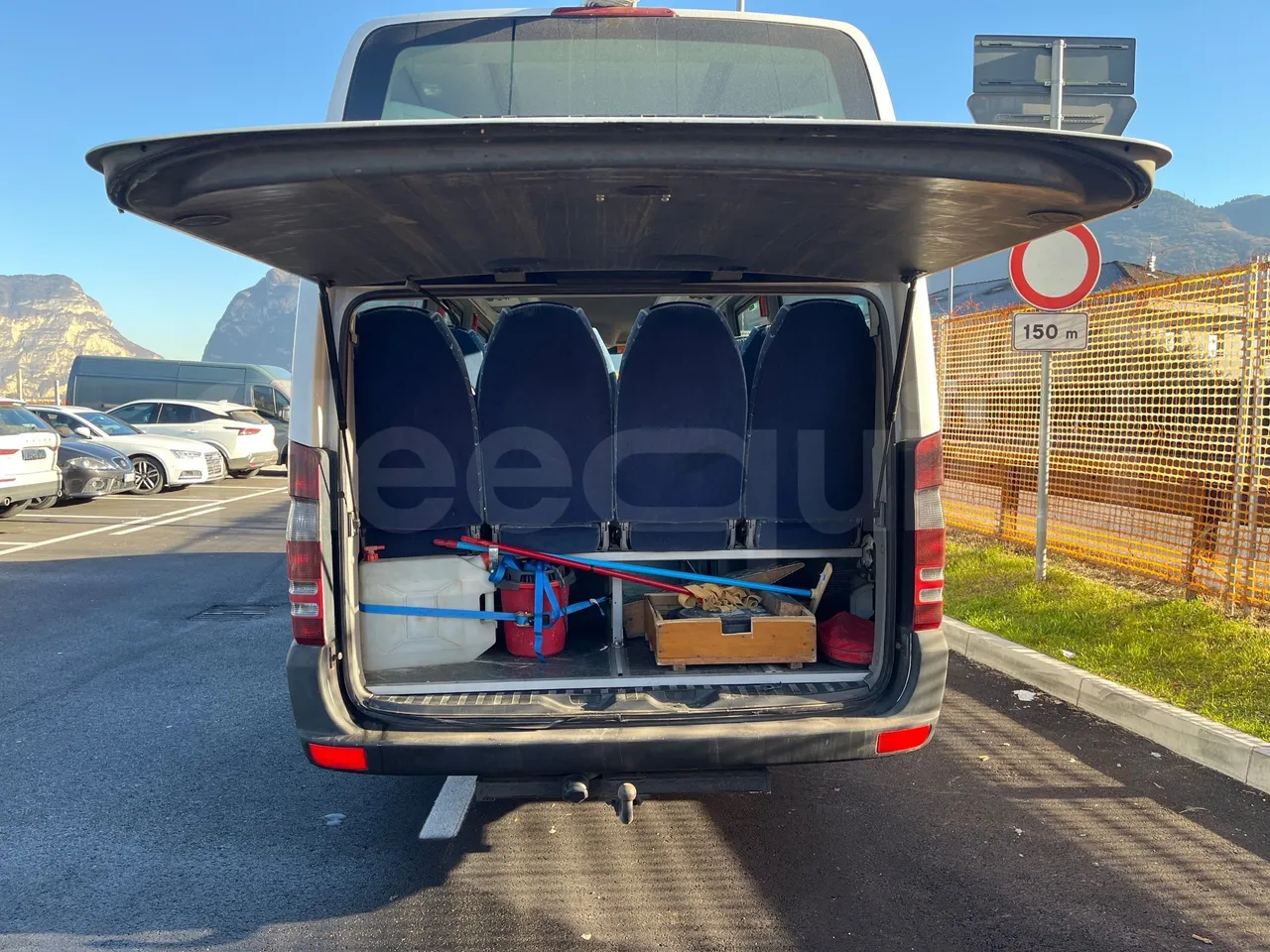 Mercedes-Benz Evobus O519U - Euro5 - 140kW - 7.665mt - rear hatch open