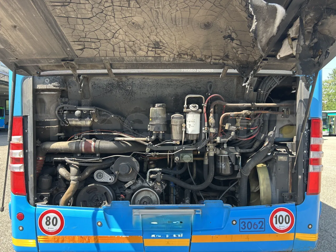 Mercedes-Benz Citaro - Rear Hatch Open