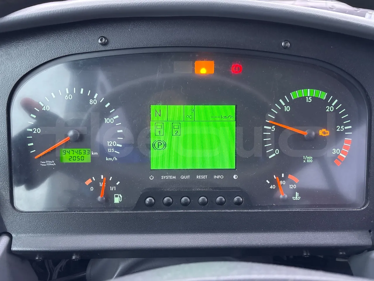 Mercedes-Benz Intouro E - Euro5 - 210kW - 13mt - dashboard lights on