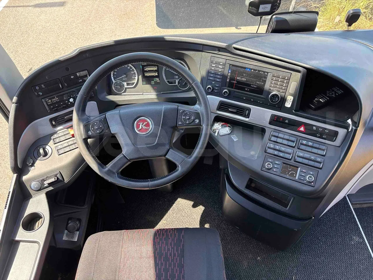 Setra S516 - buttons panels on