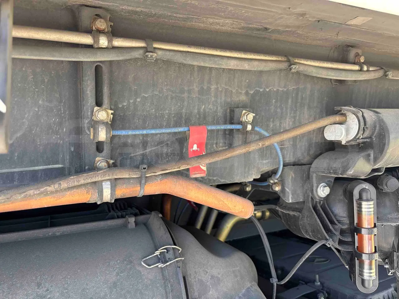 Setra S516 - fire extinguishing system