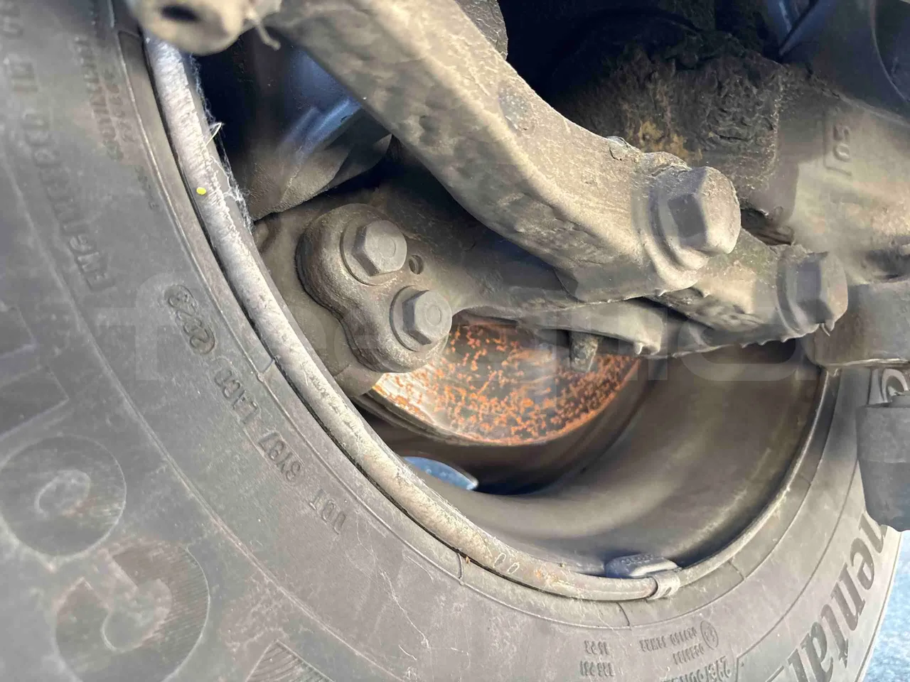 Setra S516 - front discs right