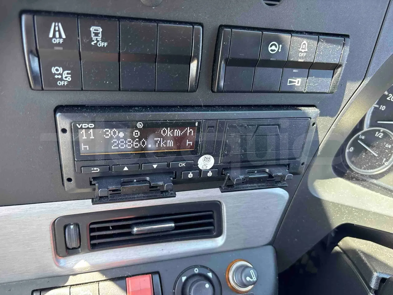 Setra S516 - Tachograph