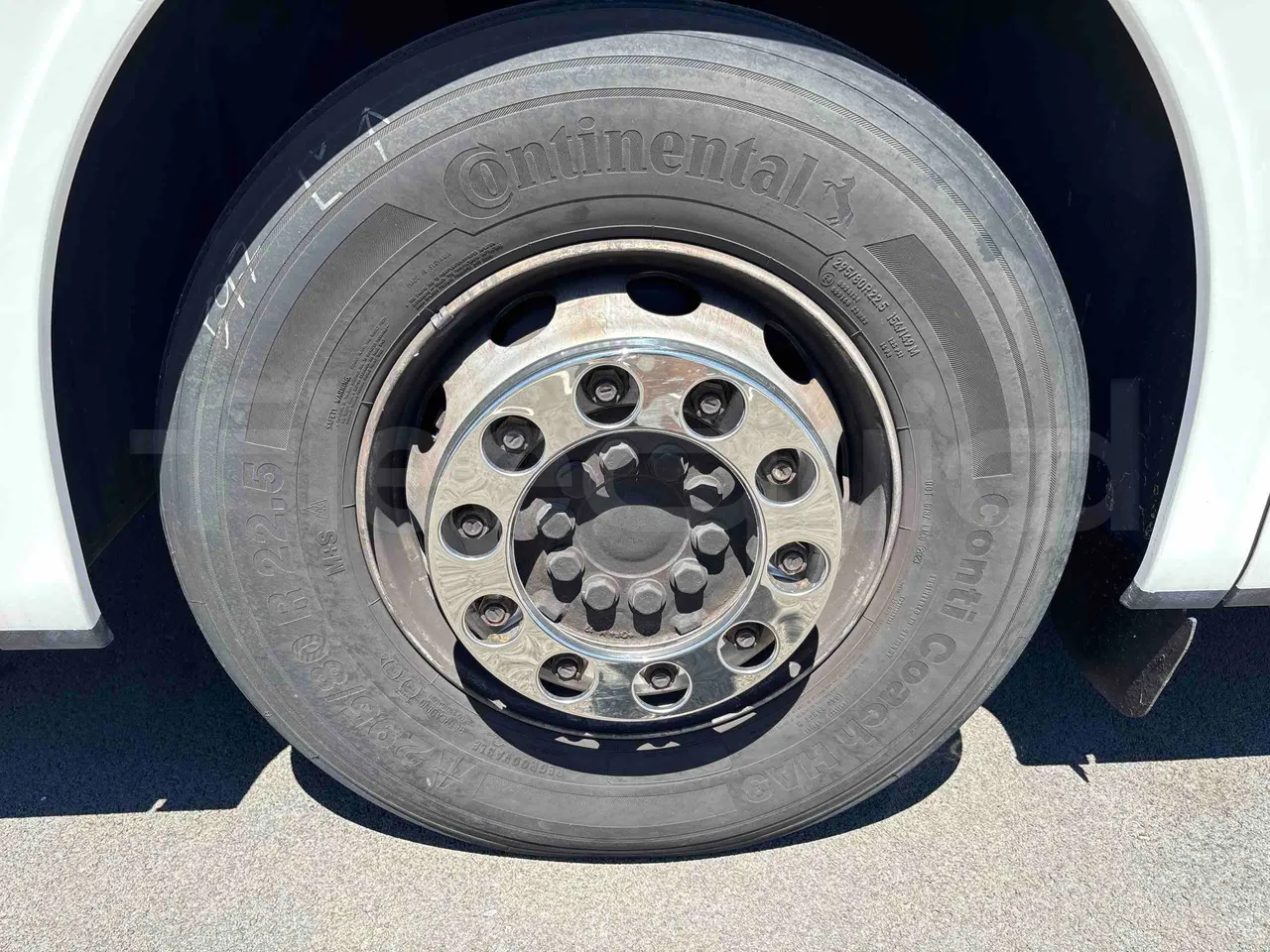 Setra S516 - front left tire measurements