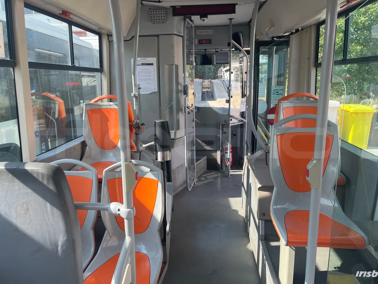 Iveco Citelis PS09D5/A/83 - EUR5 - 213kW - 10.46m CNG - forward view all seats last row height