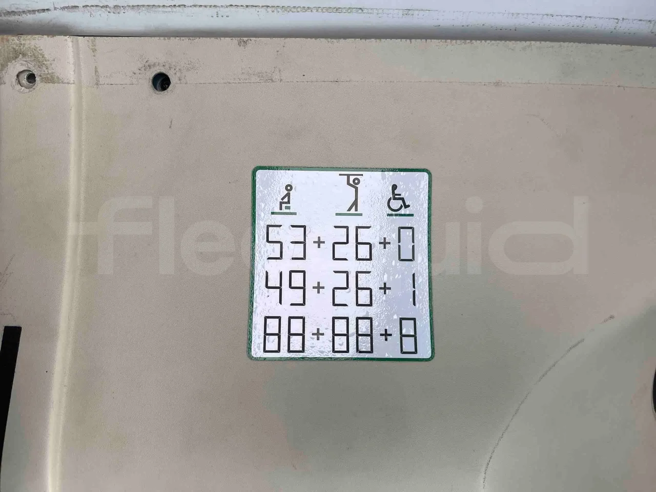 Iveco Crossway - Seats Plate