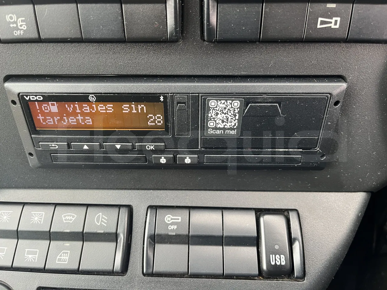 Mercedes-Benz Tourismo - Tachograph