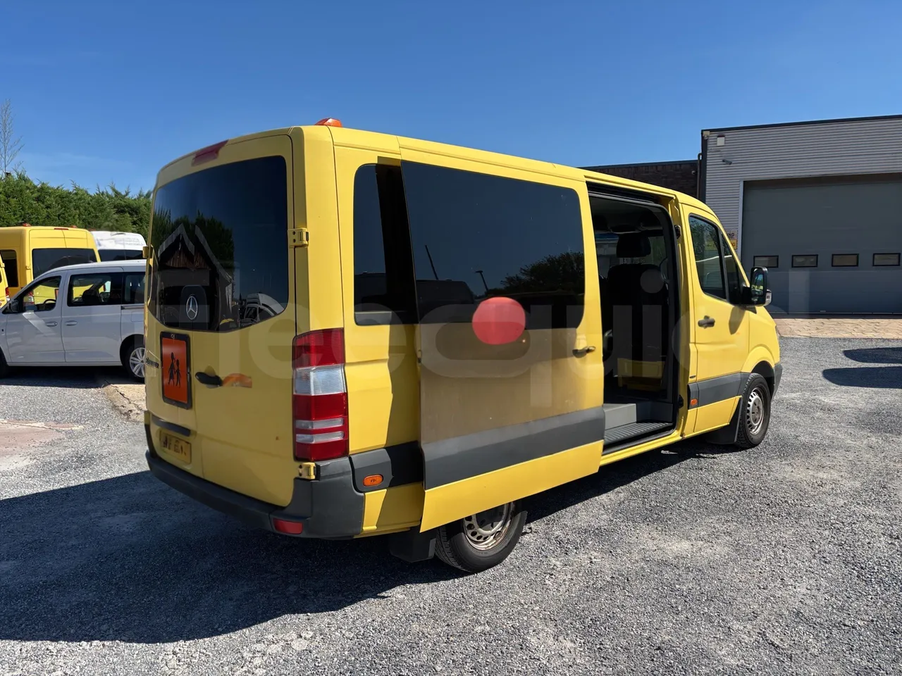 Mercedes-Benz Sprinter - 3/4 Rear Right Side Doors Open