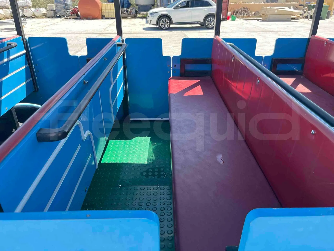 Tianjin Brother Tourist Train YLG 20V3 - forward view middle aisle