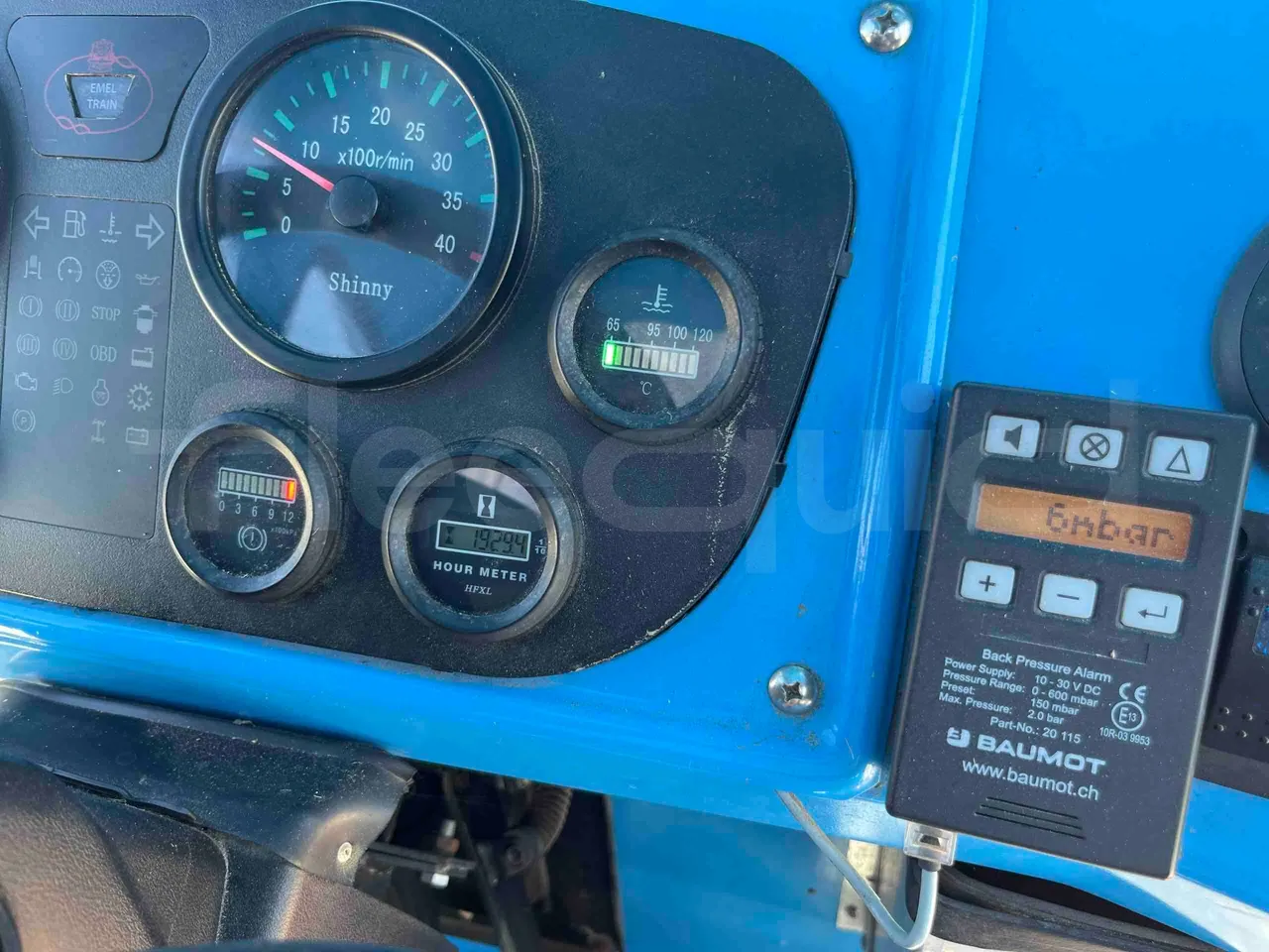 Tianjin Brother Tourist Train YLG 20V3 - Tachograph